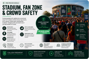 Stadium and Zone & Crowd Safety module